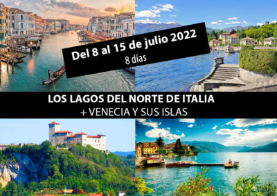 LOS LAGOS DEL NORTE DE ITALIA + VENECIA Y SUS ISLAS
