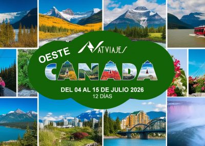 Las Montañas Rocosas Canadienses y las Maravillas de la Costa Oeste